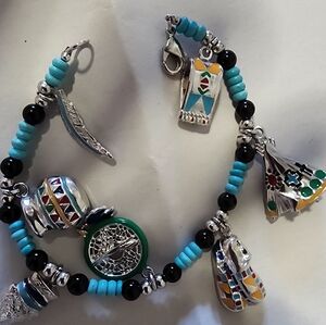 Native charms bracelet